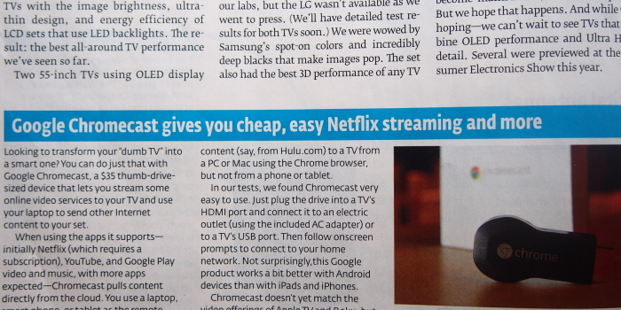 【Chromecast】 実はこれがあればケーブルテレビ不要？